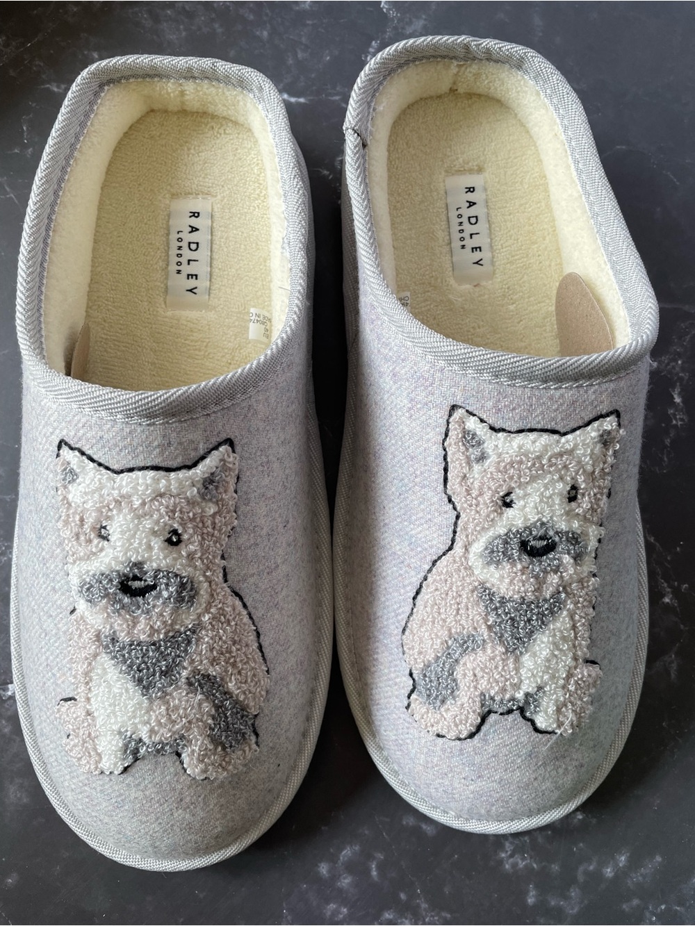 Brand New Radley London Radley and Friends Slipper Mule Westie Women’s size 9 - Picture 3 of 6
